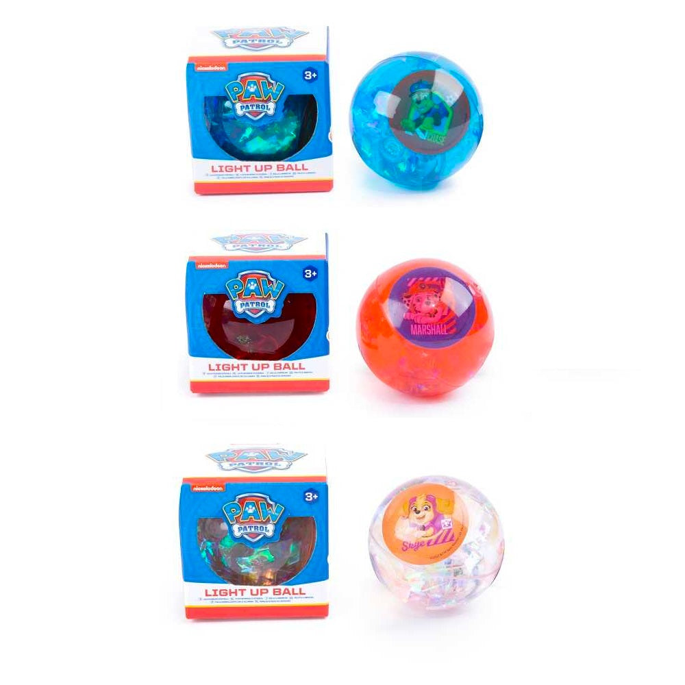 Paw Patrol 7cm Light Up Bouncy Ball