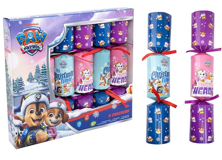Paw Patrol 6 Christmas Crackers 12"