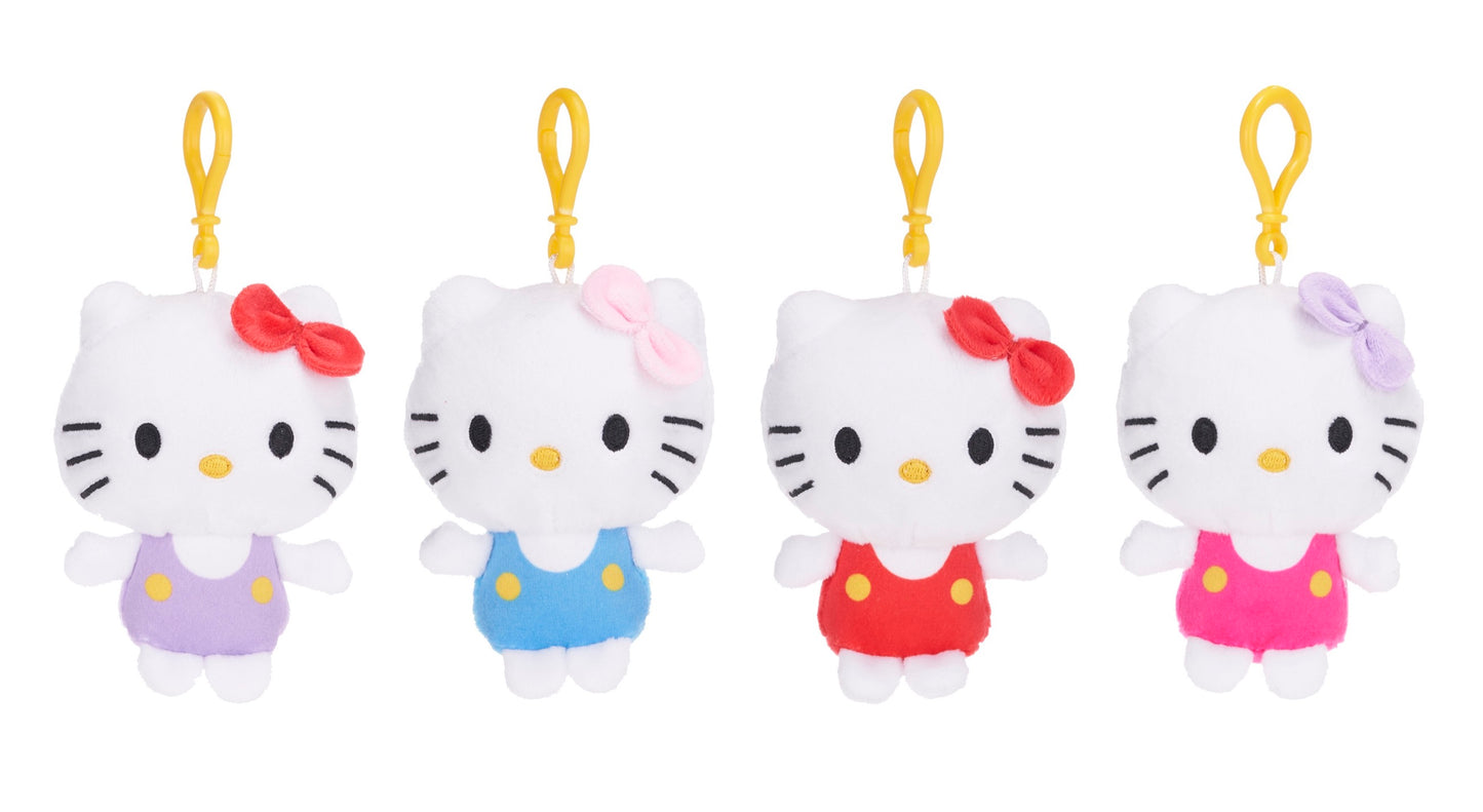Hello Kitty Plush Bag Clip - 10cm (4 assorted designs) - Anilas UK