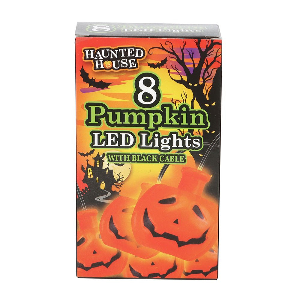 Halloween 8 Light Up LED Pumpkin Lights - Anilas UK