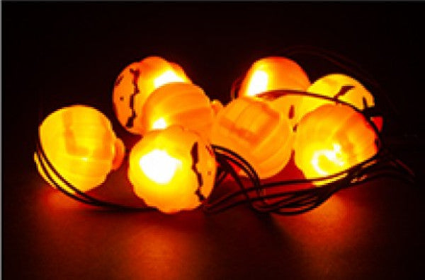 Halloween 8 Light Up LED Pumpkin Lights - Anilas UK
