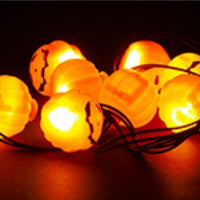 Halloween 8 Light Up LED Pumpkin Lights