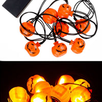 Halloween 8 Light Up LED Pumpkin Lights