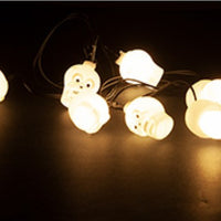 Halloween 8 Light Up LED Skull Lights