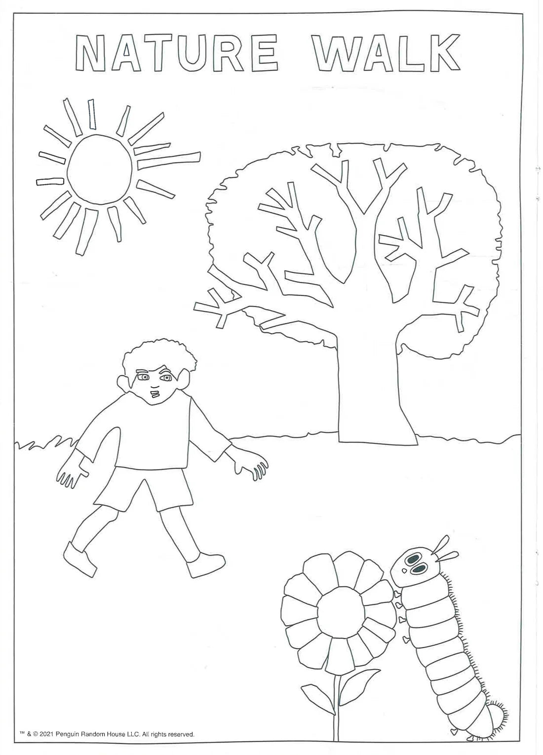 The Very Hungry Caterpillar Nature Colouring Book - Anilas UK