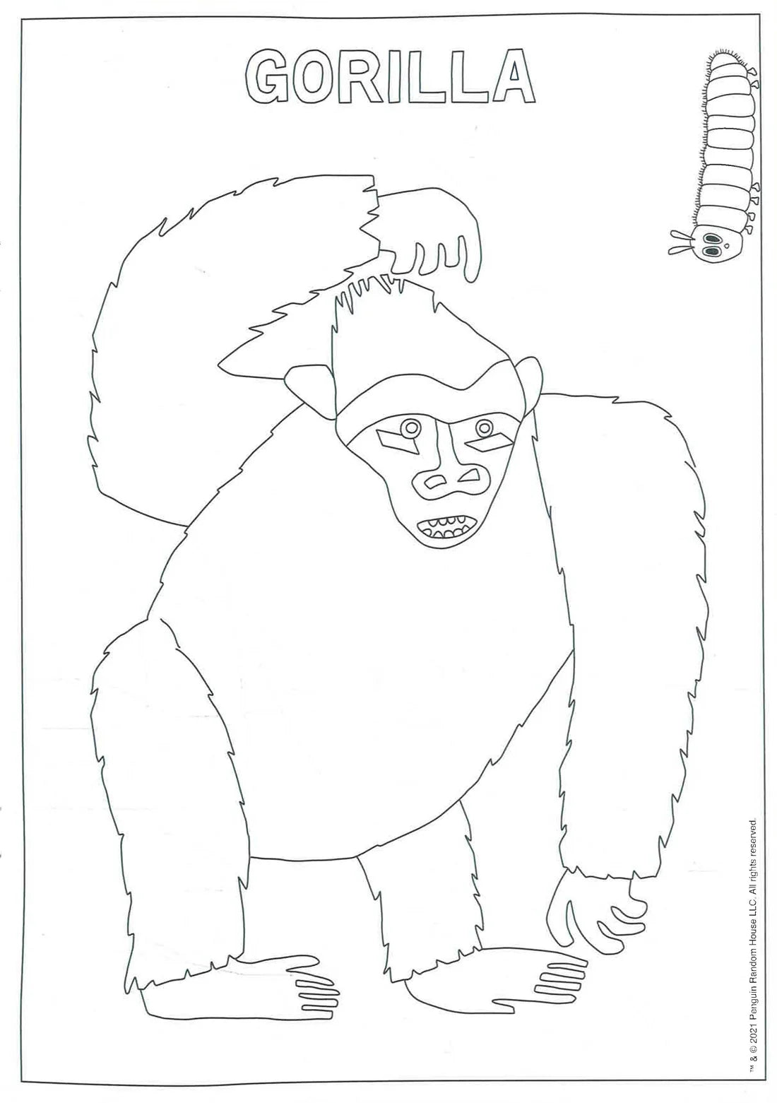 The Very Hungry Caterpillar Animals Colouring Book - Anilas UK