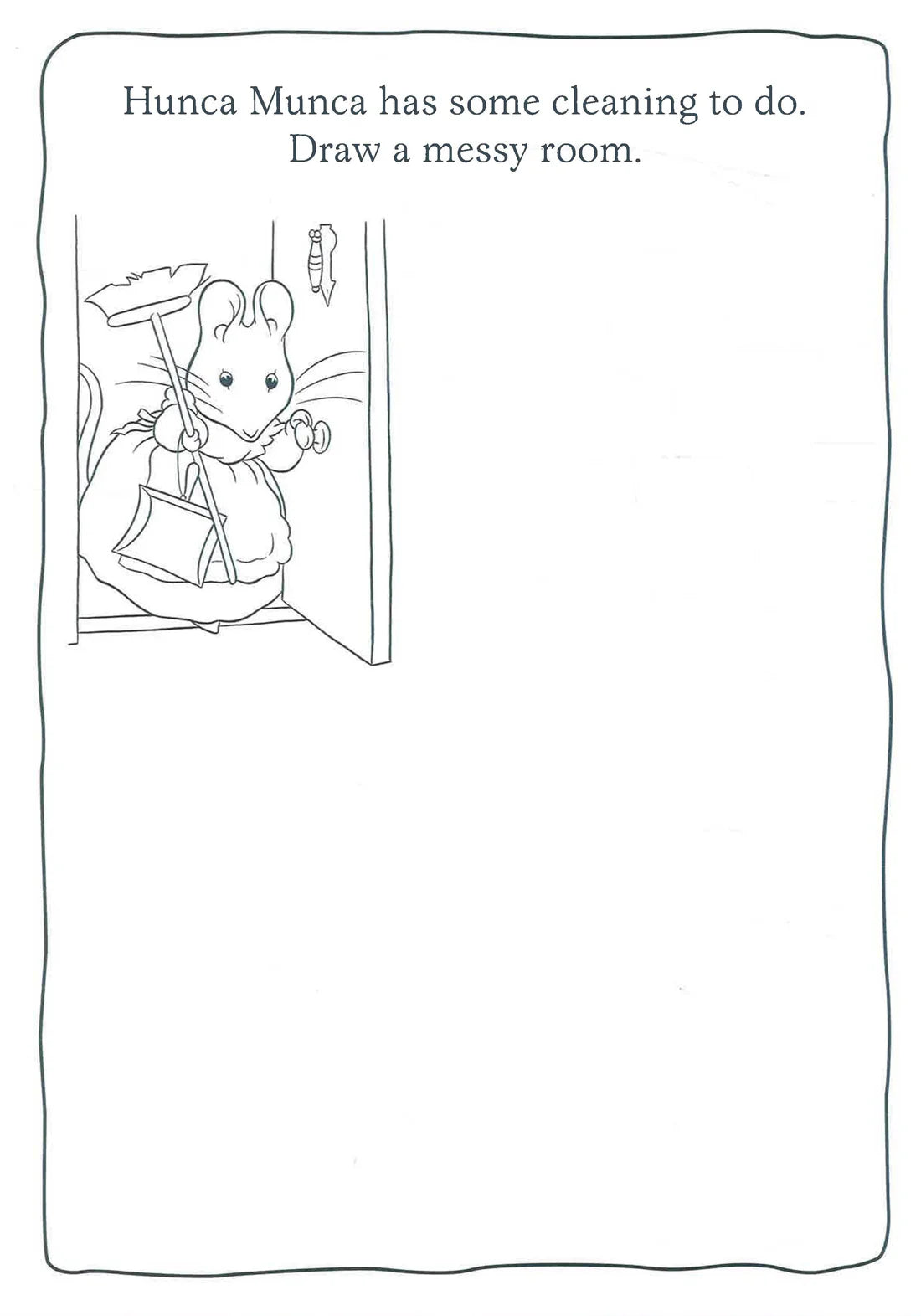 Peter Rabbit Homes And Hideouts Colour And Doodle Book A4 - Anilas UK