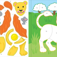 My First Colour-by-Sticker Book - Wild Animals