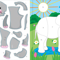 My First Colour-by-Sticker Book - Wild Animals