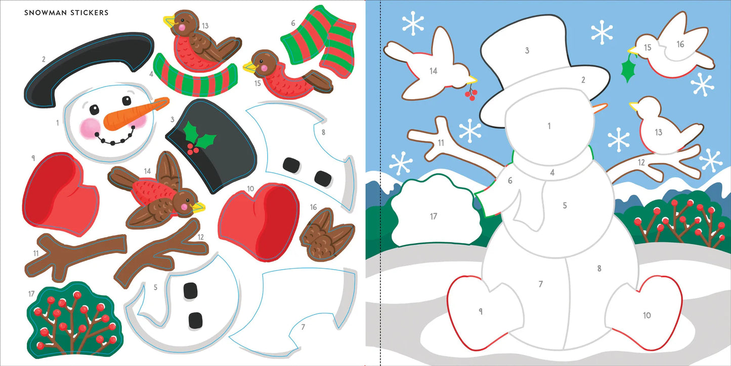 My First Colour-by-Sticker Book - Christmas - Anilas UK