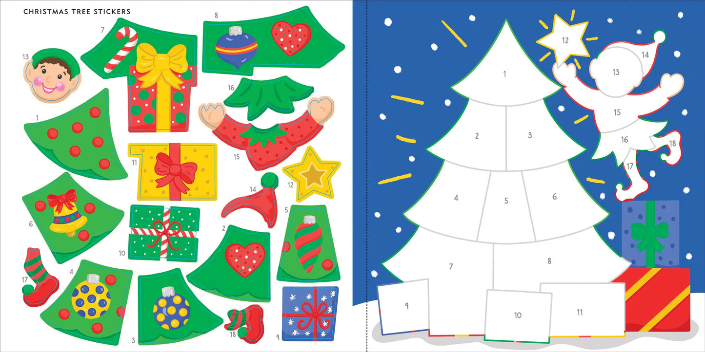 My First Colour-by-Sticker Book - Christmas - Anilas UK