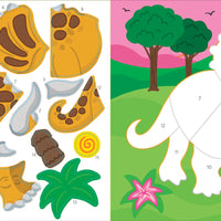 My First Colour-by-Sticker Book - Dinosaurs