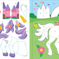 My First Colour-by-Sticker Book - Unicorns & More