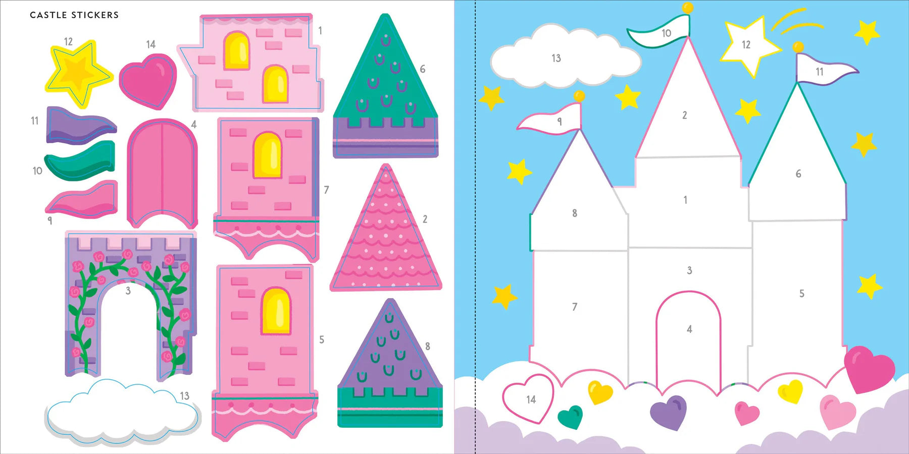 My First Colour-by-Sticker Book - Unicorns & More - Anilas UK