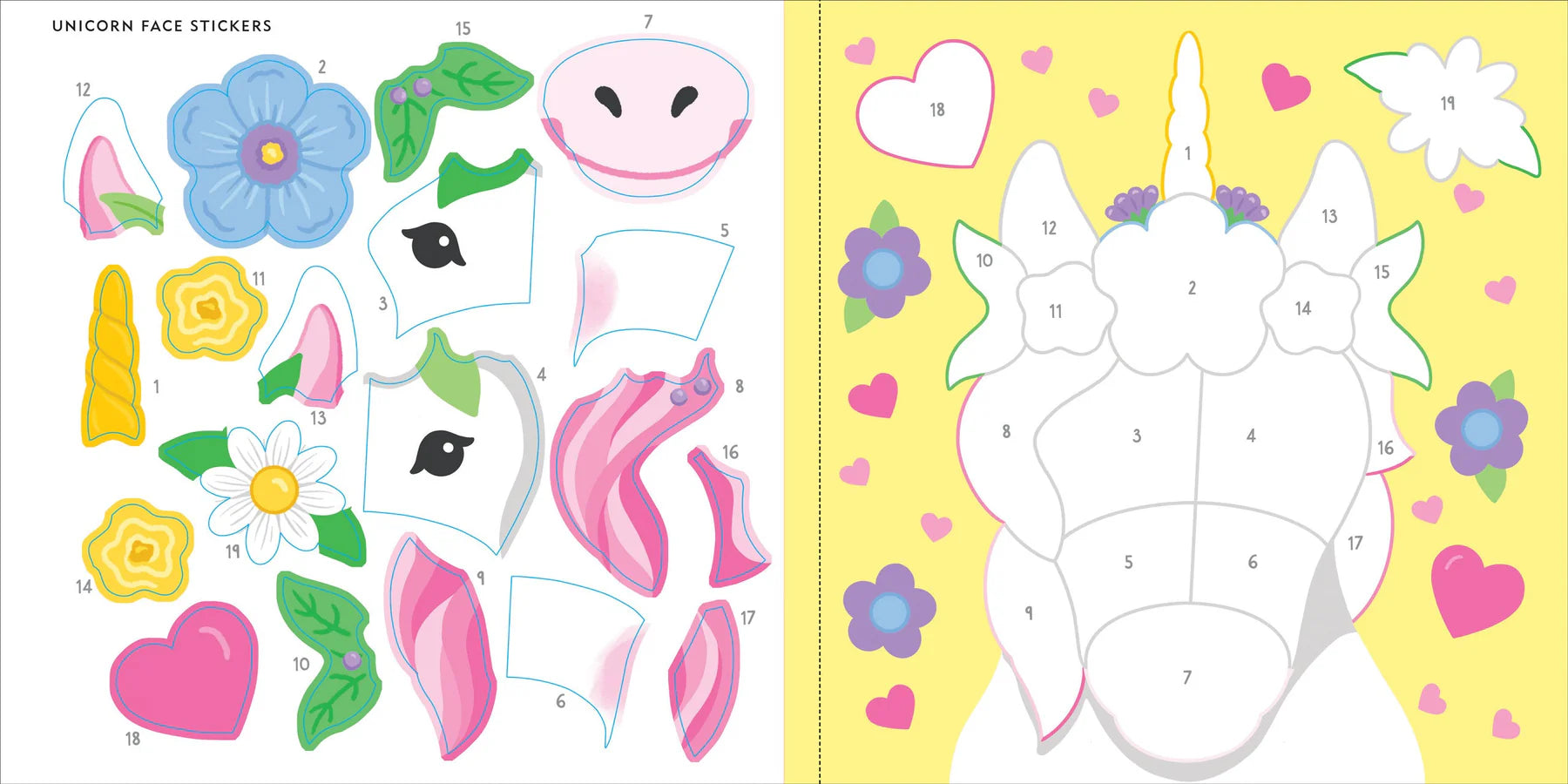 My First Colour-by-Sticker Book - Unicorns & More - Anilas UK