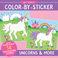 My First Colour-by-Sticker Book - Unicorns & More