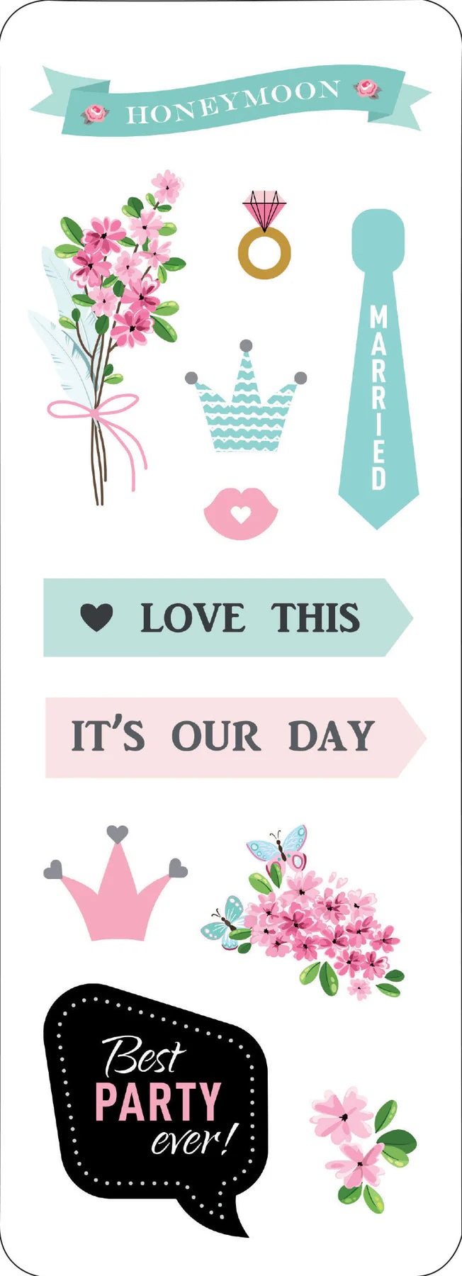 Wedding Sticker Set - Anilas UK