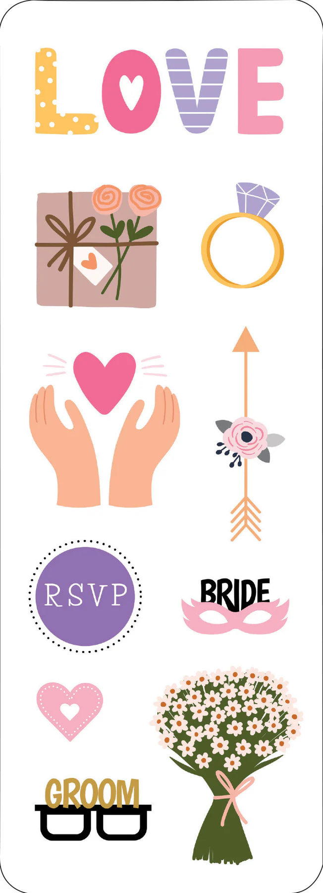 Wedding Sticker Set - Anilas UK