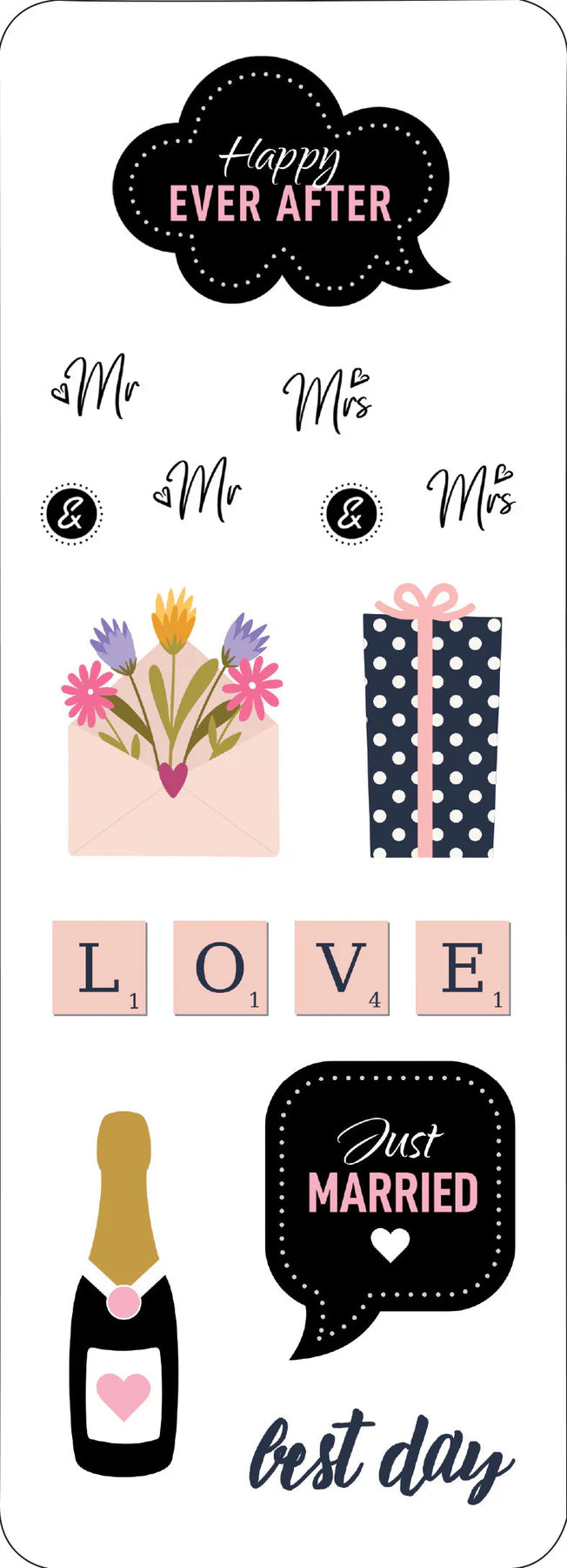 Wedding Sticker Set - Anilas UK