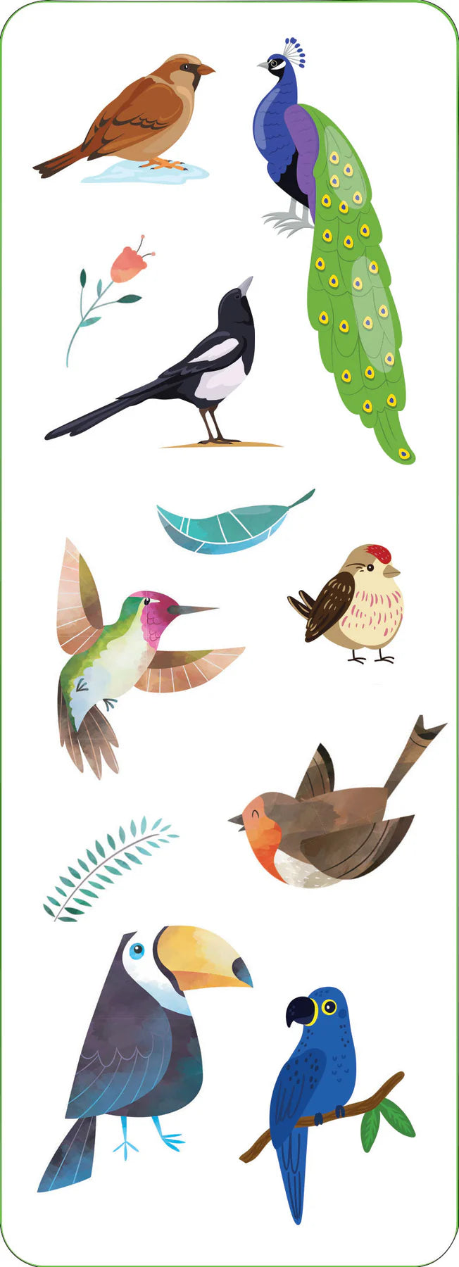 Birds Sticker Set - Anilas UK
