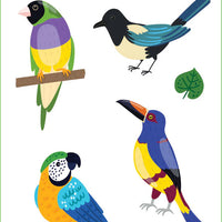 Birds Sticker Set