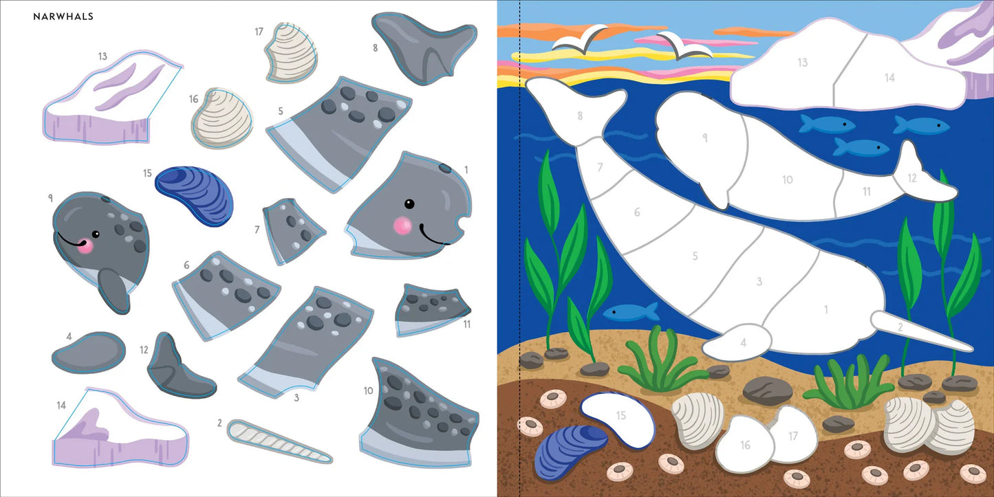 My First Colour-By-Sticker Book - Under the Sea - Anilas UK