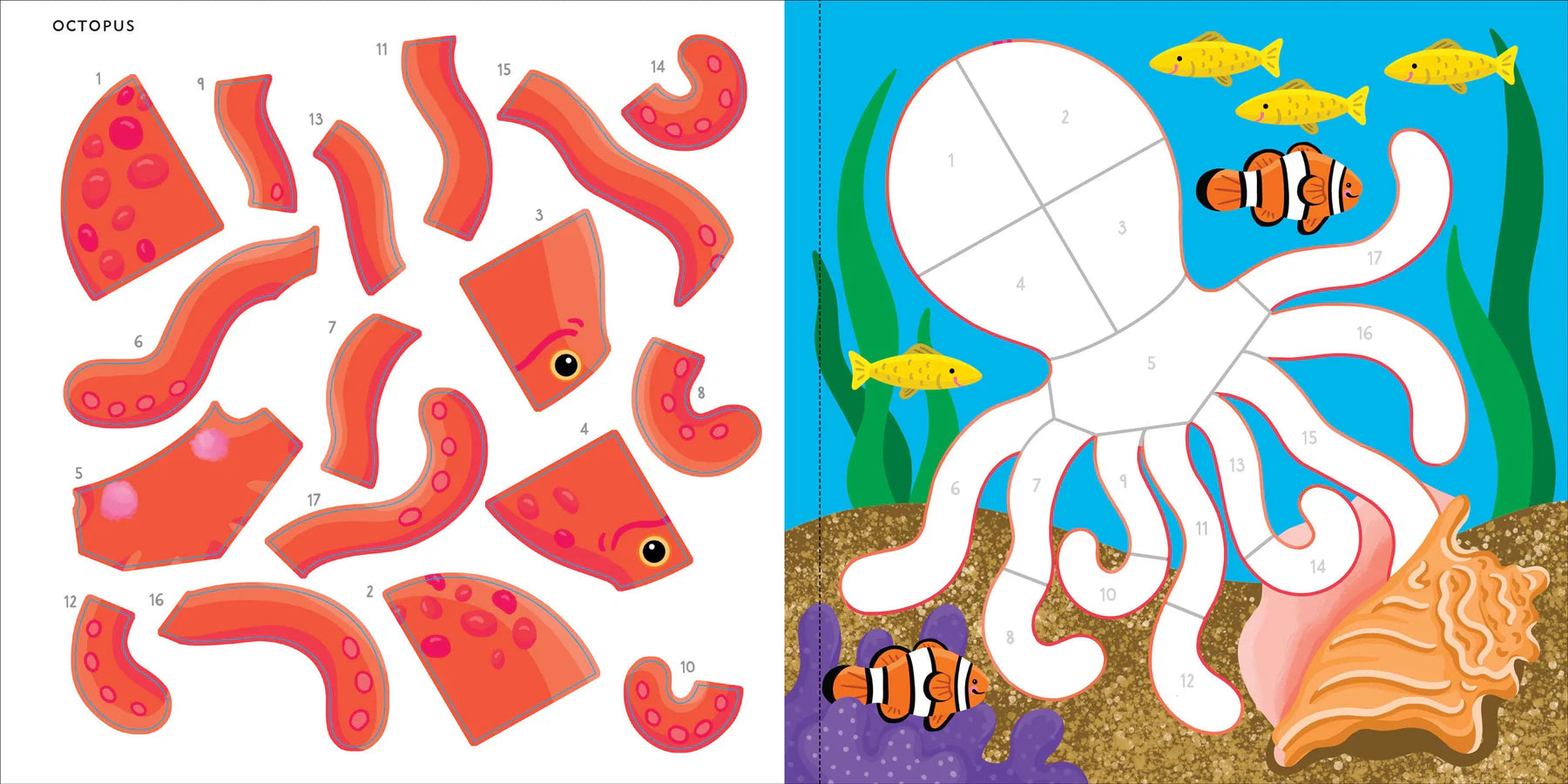 My First Colour-By-Sticker Book - Under the Sea - Anilas UK