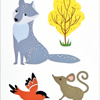 Forest Friends Sticker Set - Anilas UK