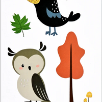 Forest Friends Sticker Set - Anilas UK