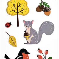 Forest Friends Sticker Set - Anilas UK