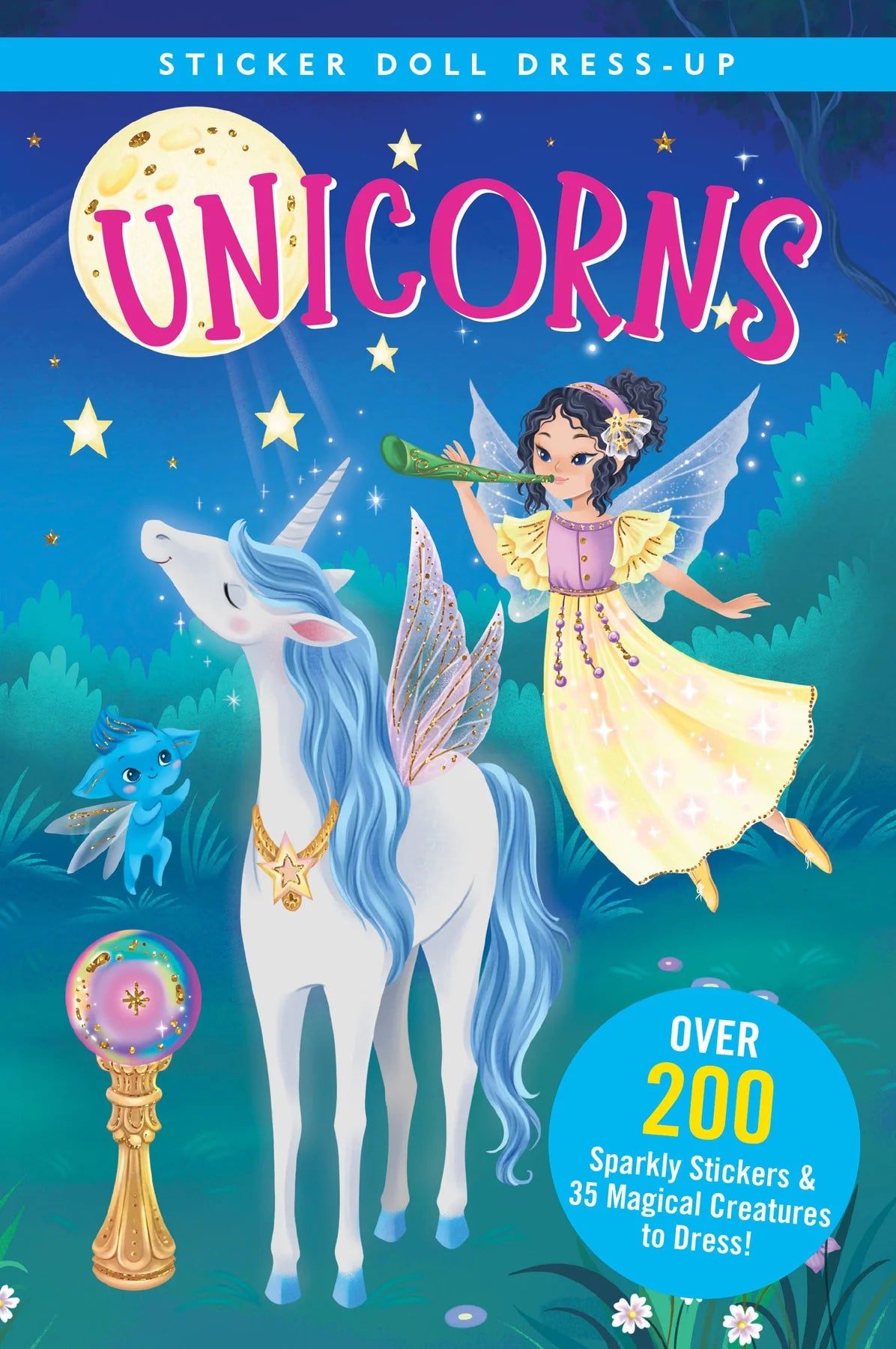 Unicorns Sticker Doll Dress-Up Book - Anilas UK