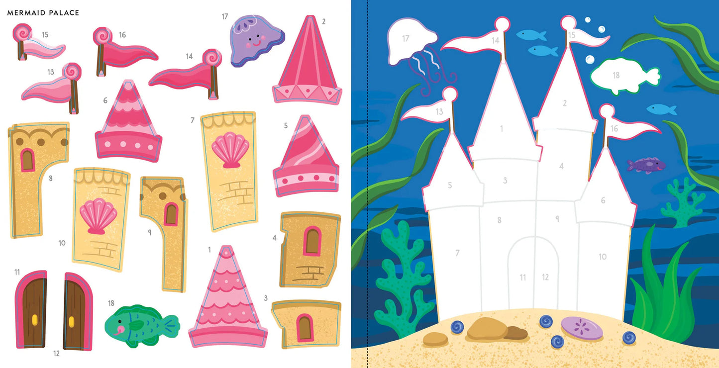 My First Colour-by-Sticker - Mermaids & More - Anilas UK