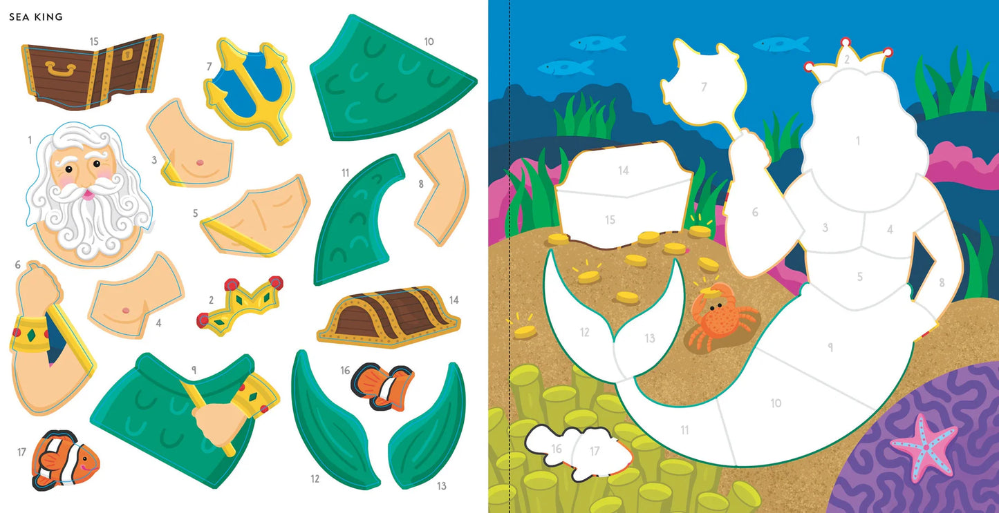 My First Colour-by-Sticker - Mermaids & More - Anilas UK