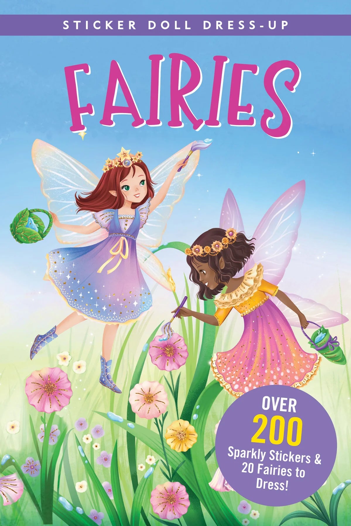 Fairies Sticker Doll Dress-Up Book - Anilas UK