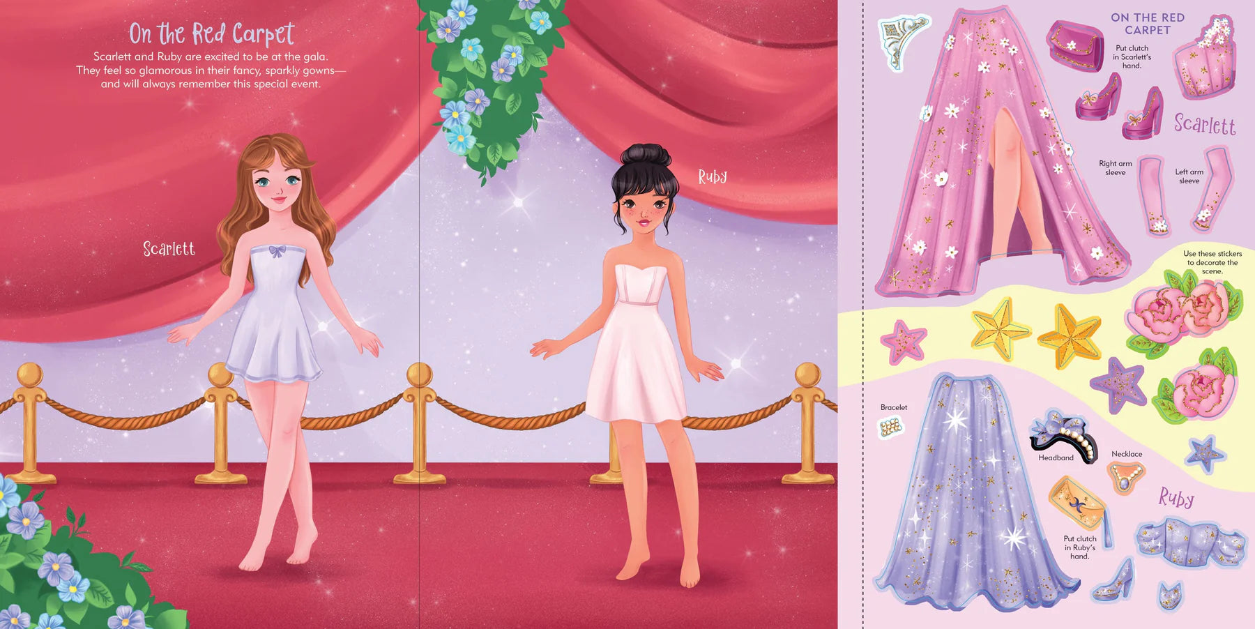 Fashion Sticker Doll Dress-Up Book - Anilas UK