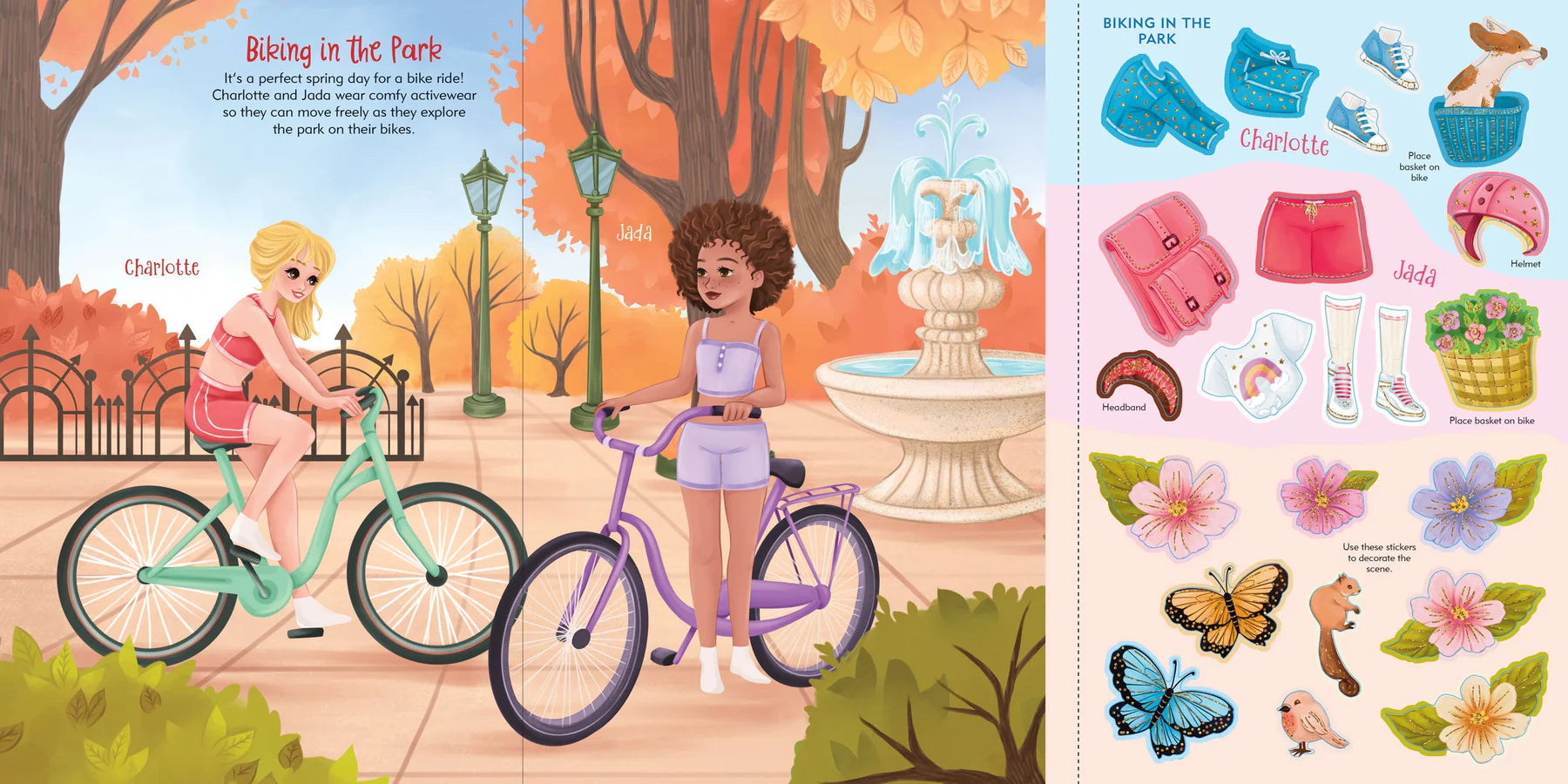 Fashion Sticker Doll Dress-Up Book - Anilas UK
