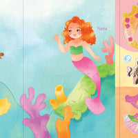 Mermaids Sticker Doll Dress-Up Book