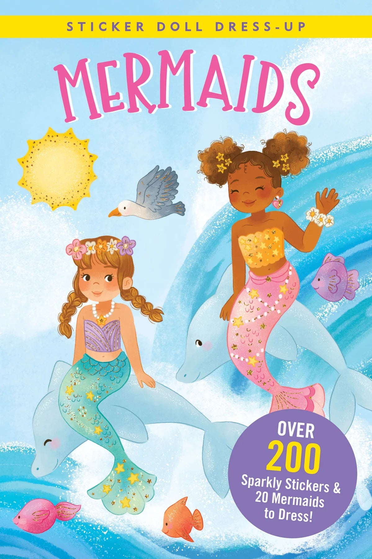 Mermaids Sticker Doll Dress-Up Book - Anilas UK