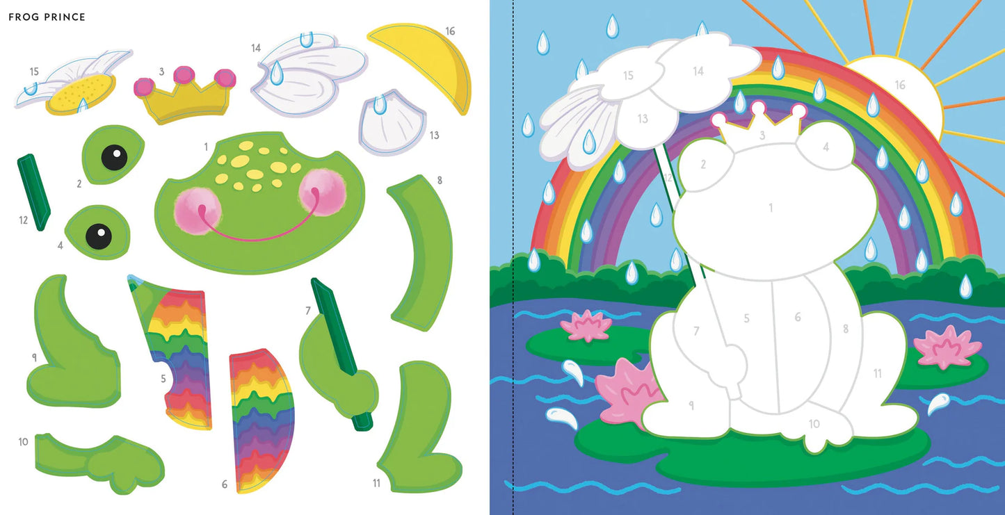 My First Colour-By-Sticker Book - Rainbow Magic - Anilas UK