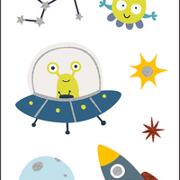 Lost in Space Sticker Set