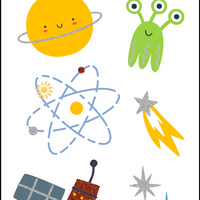 Lost in Space Sticker Set