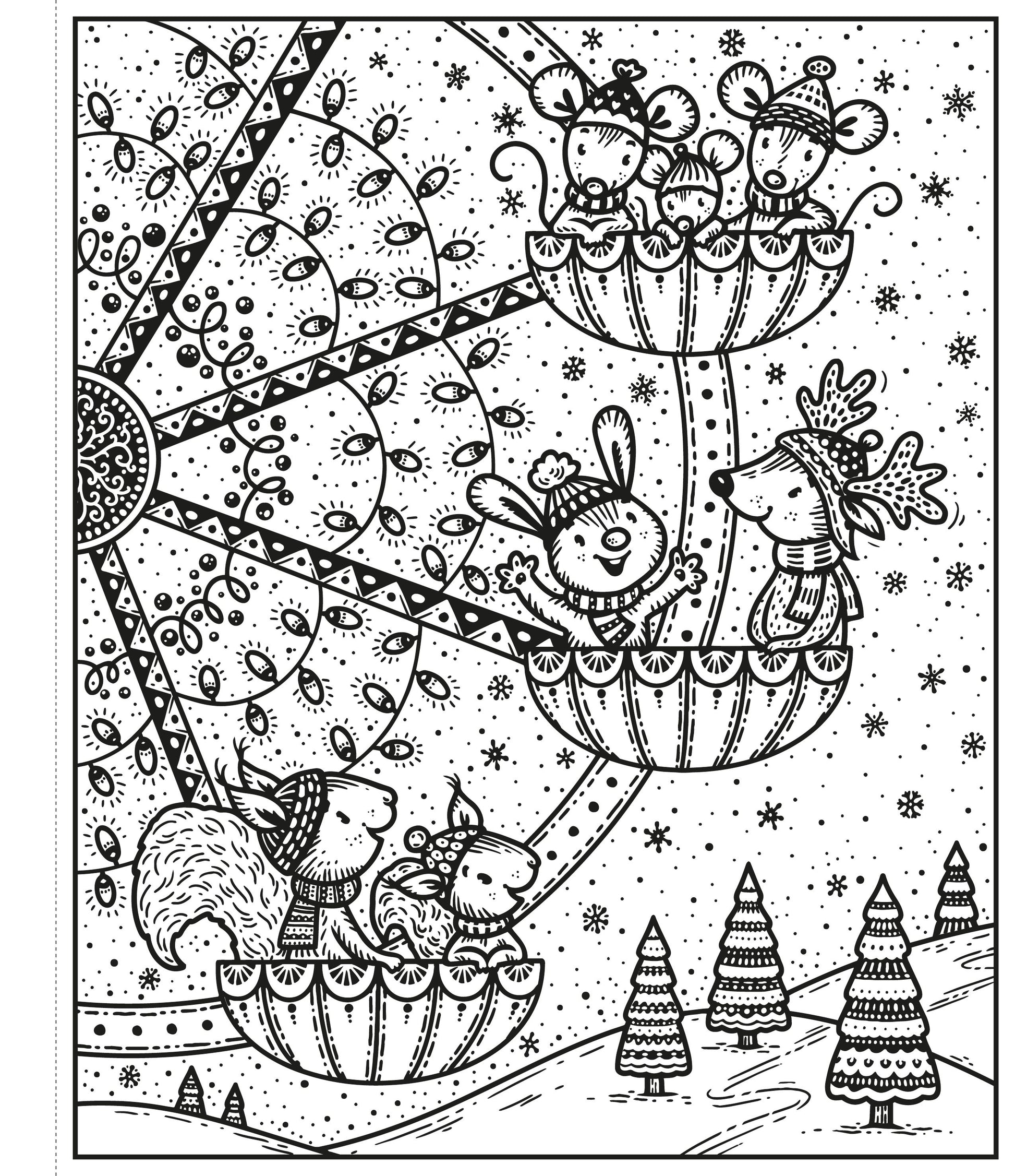Enchanted Christmas Magic Painting Book - Anilas UK