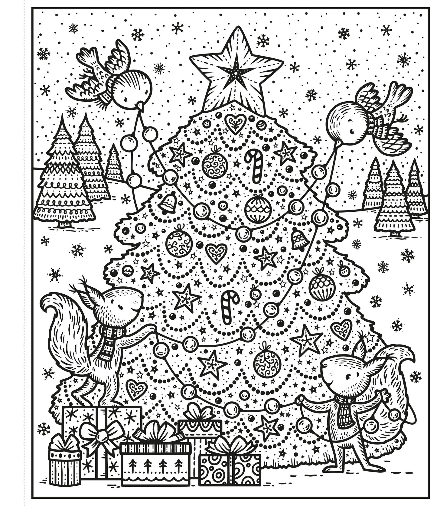 Enchanted Christmas Magic Painting Book - Anilas UK