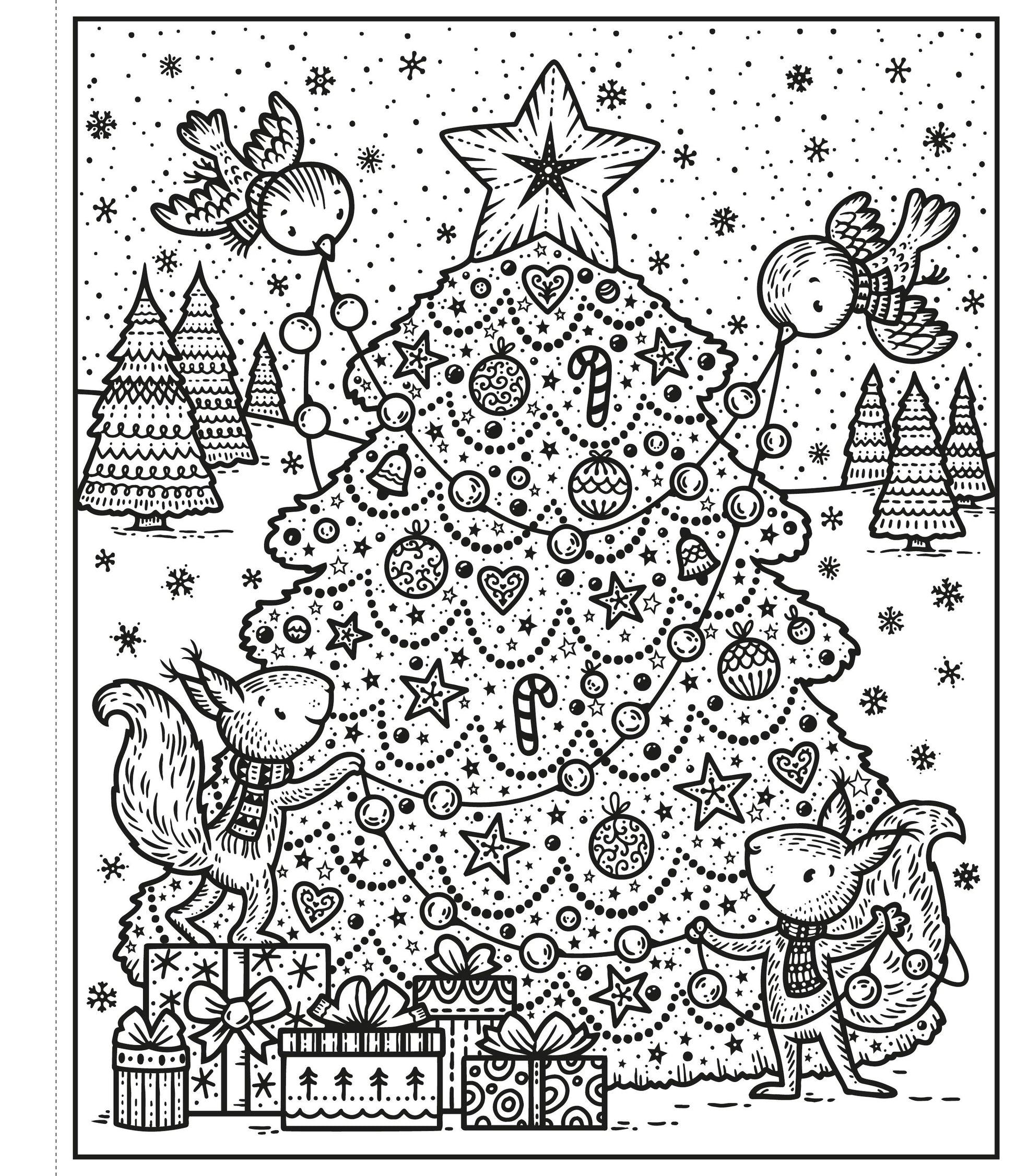 Enchanted Christmas Magic Painting Book - Anilas UK