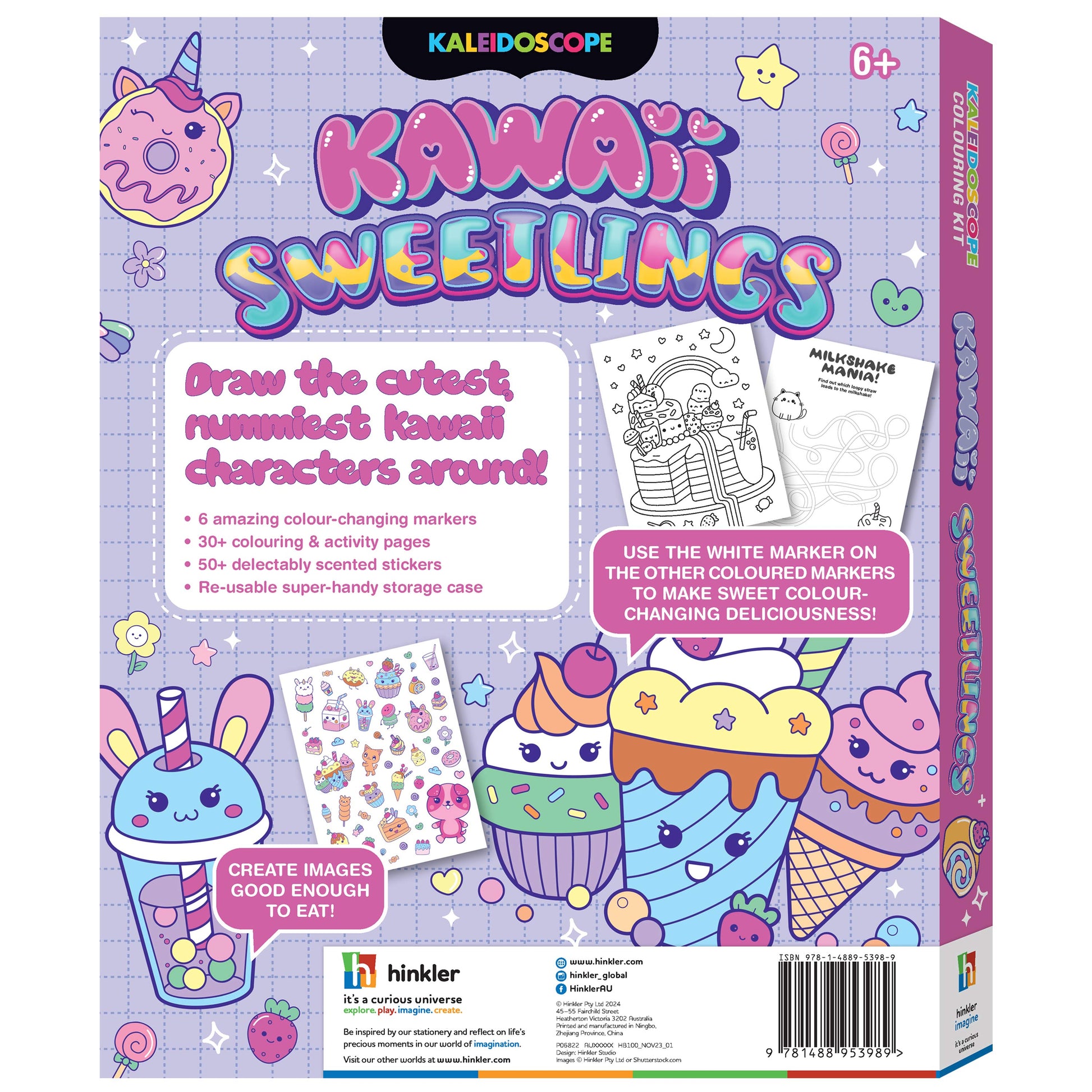 Kawaii Sweetlings Colouring Kit - Anilas UK