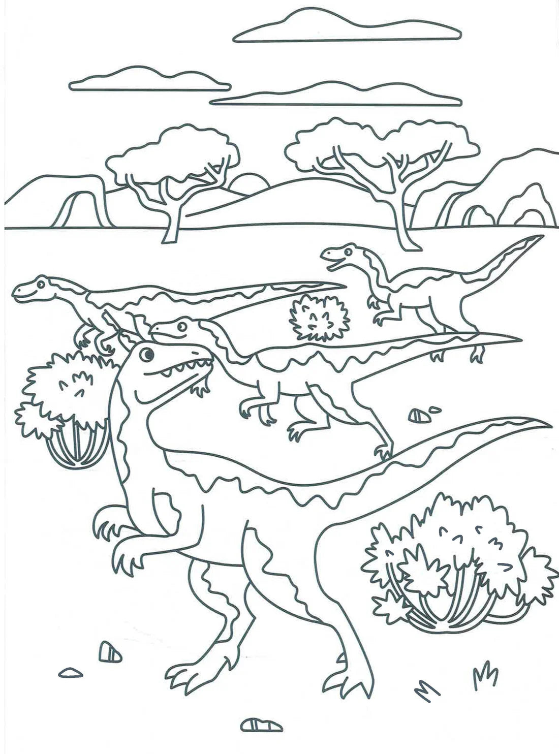 Dino - Dinosaur Colouring Book - Anilas UK