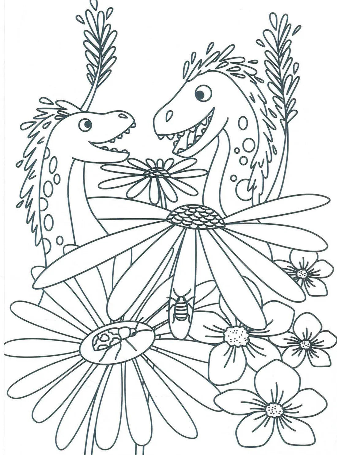 Dino - Dinosaur Colouring Book - Anilas UK