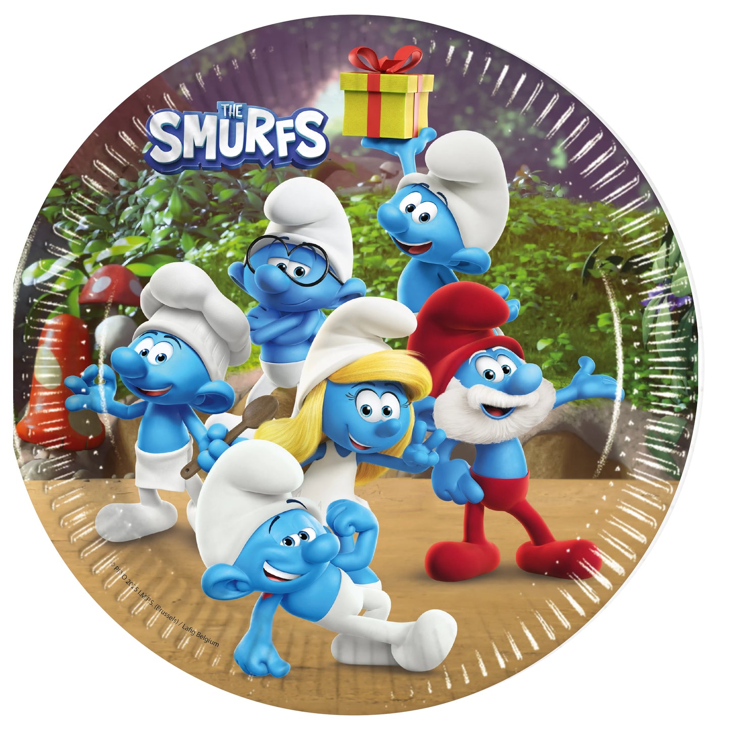 The Smurfs Paper Plates - 20cm (Pack of 8)