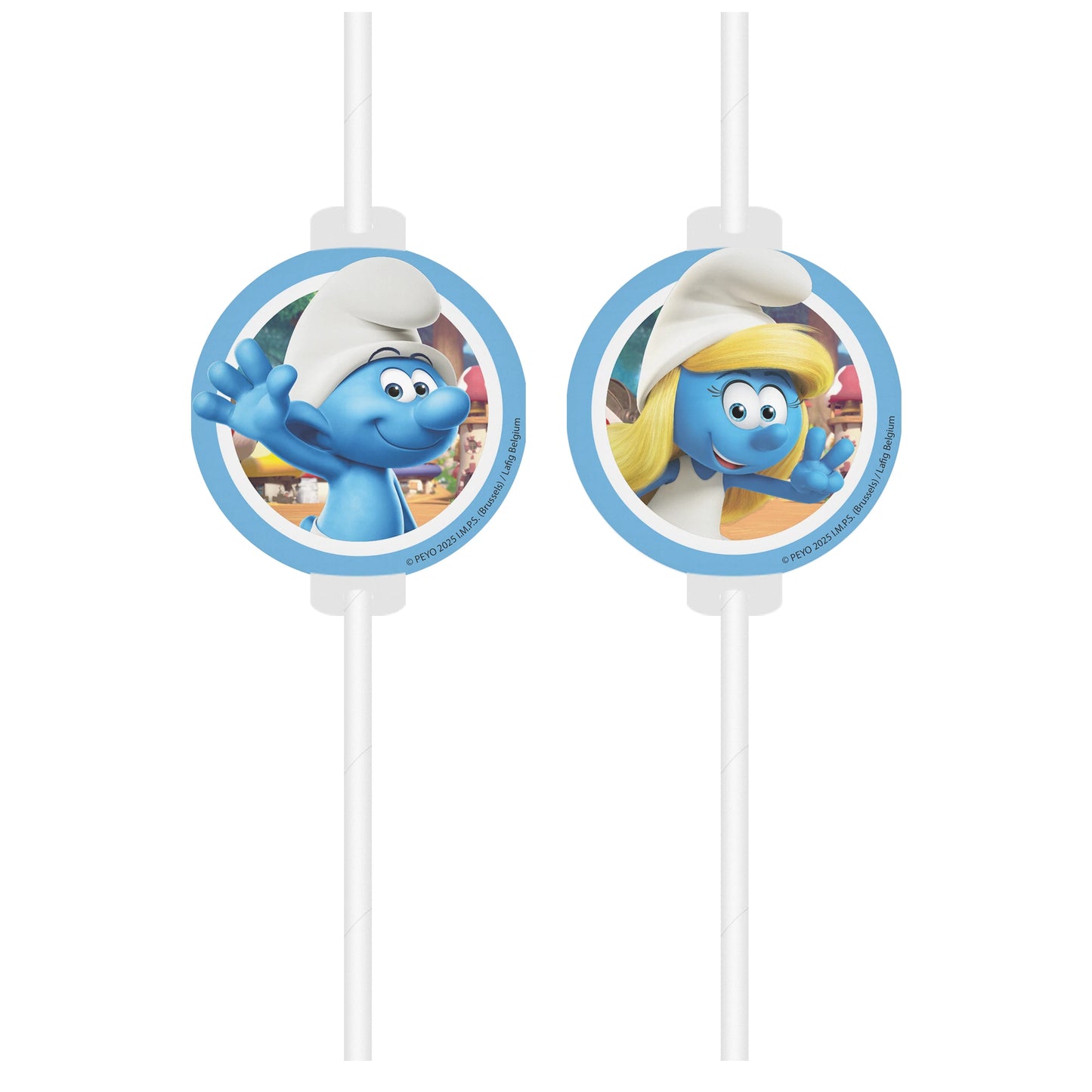 The Smurfs Paper Straws (Pack of 4)
