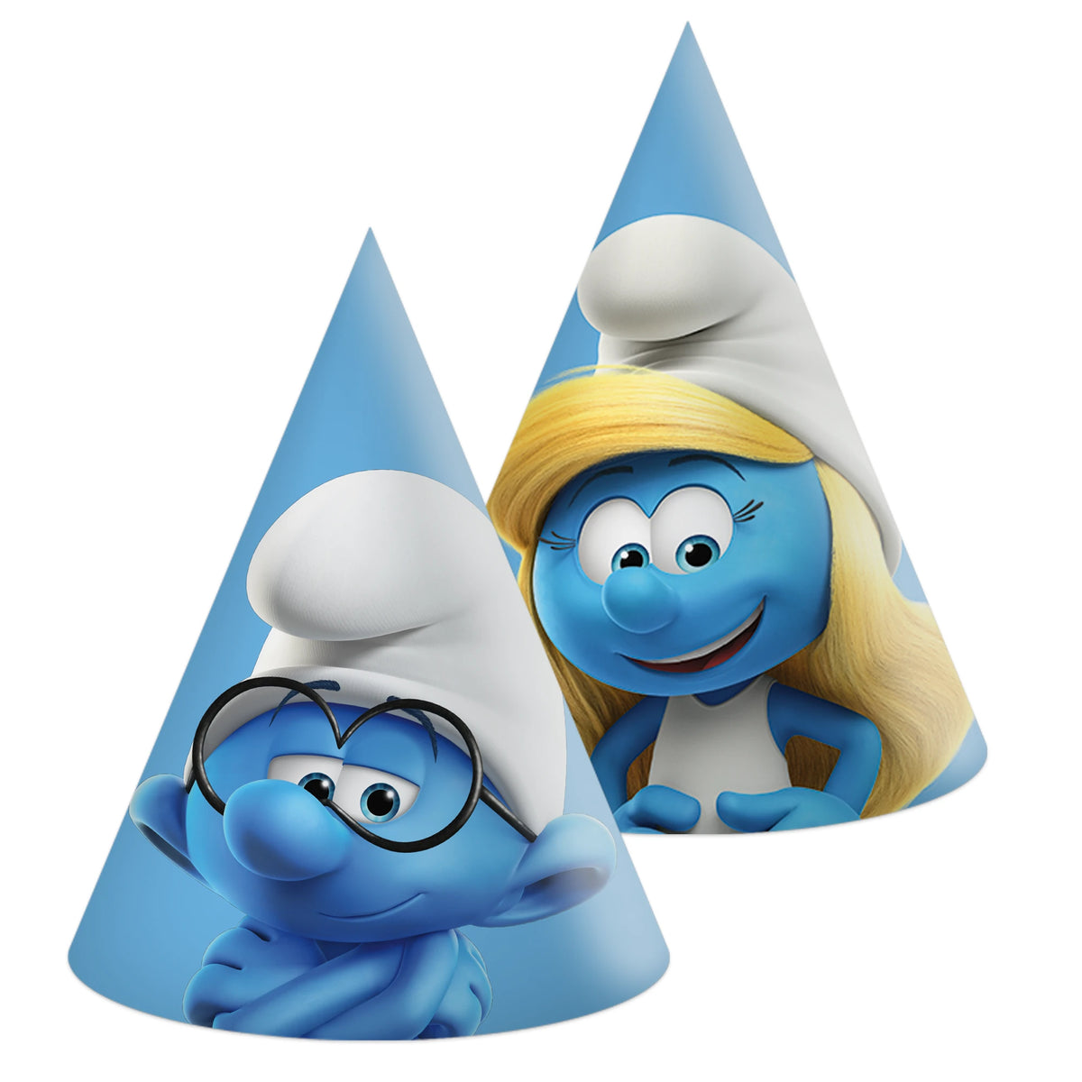The Smurfs Party Hats (pack of 6)